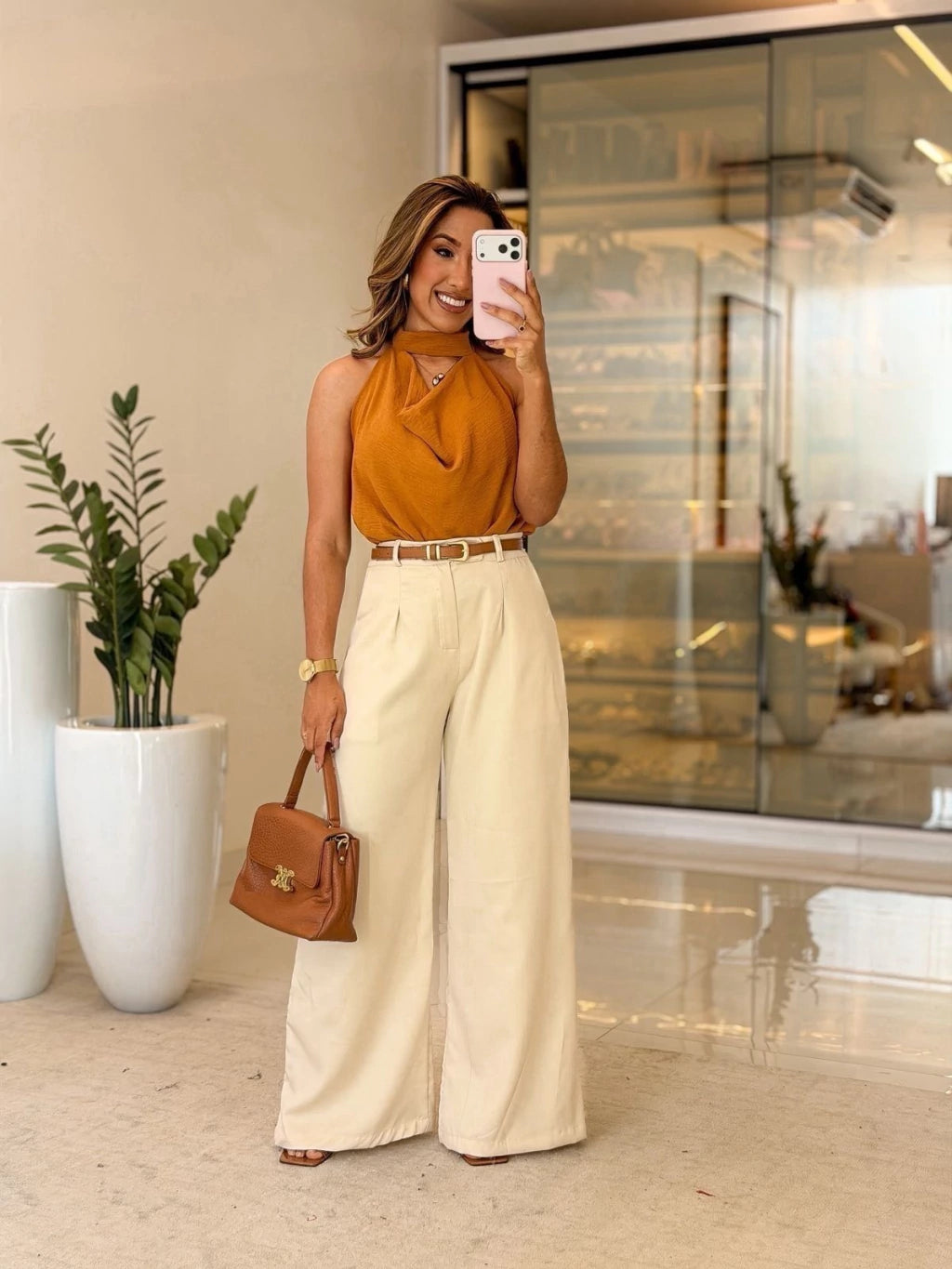 654 - Calça Alfaiataria | Pantalona