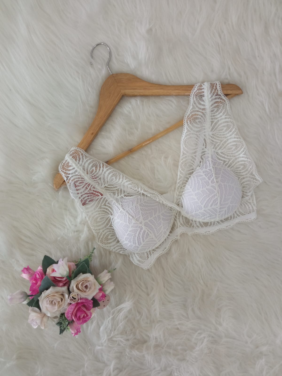 Cropped em renda Natalia*