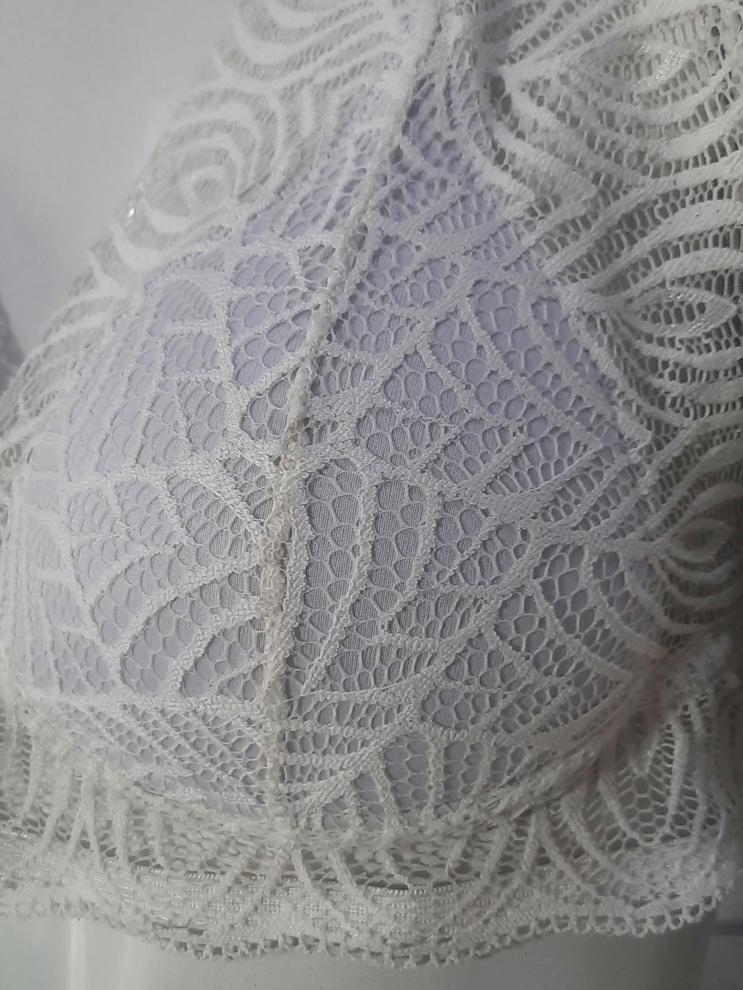 Cropped em renda Natalia*